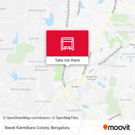Beedi Karmikara Colony map