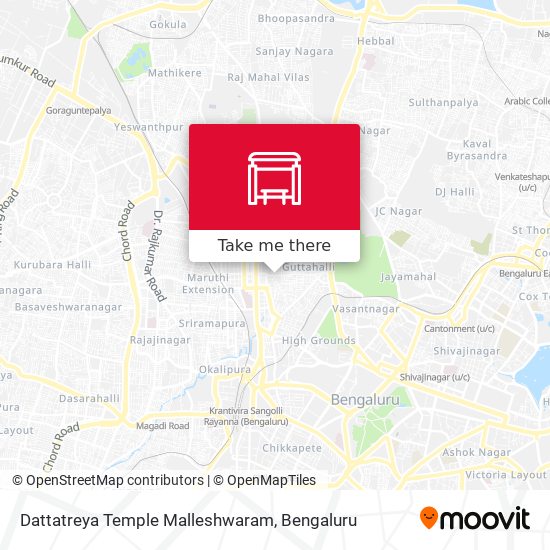 Dattatreya Temple Malleshwaram map