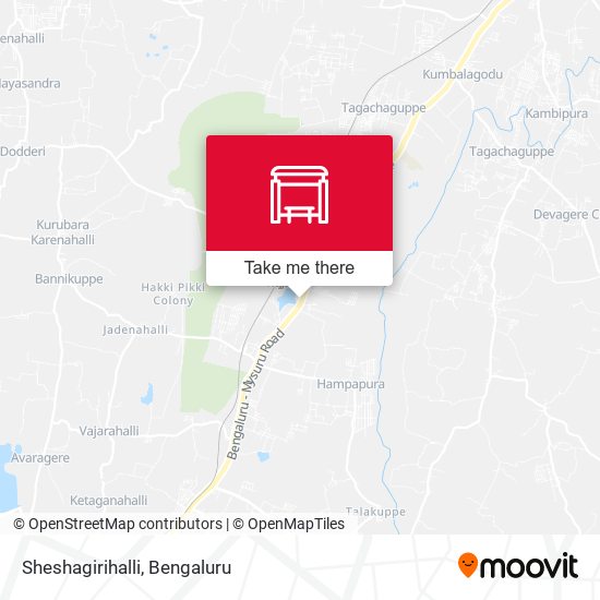 Sheshagirihalli map