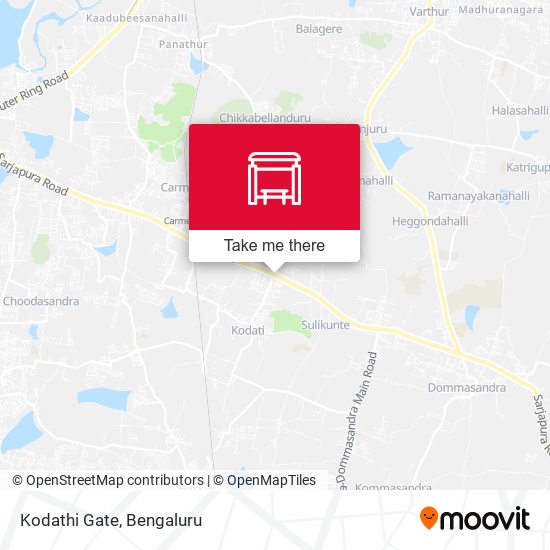 Kodathi Gate map