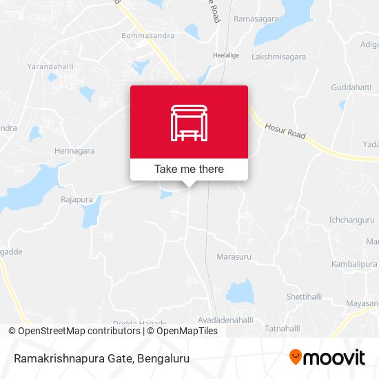 Ramakrishnapura Gate map