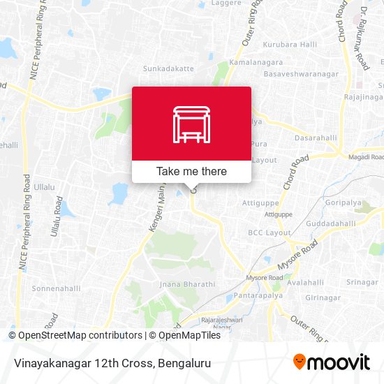 Vinayakanagar 12th Cross map