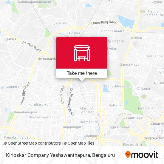 Kirloskar Company Yeshawanthapura map