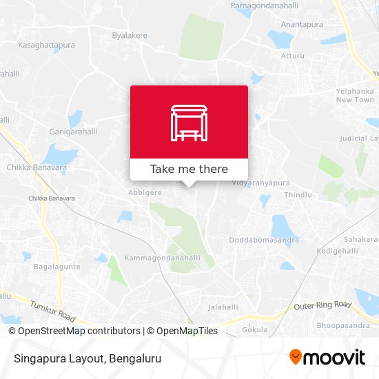 Singapura Layout map