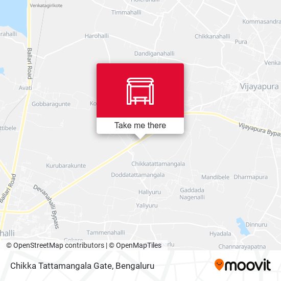 Chikka Tattamangala Gate map