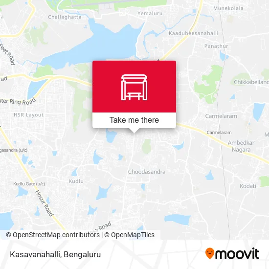 Kasavanahalli map