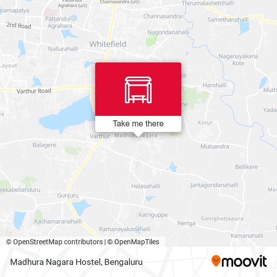 Madhura Nagara Hostel map