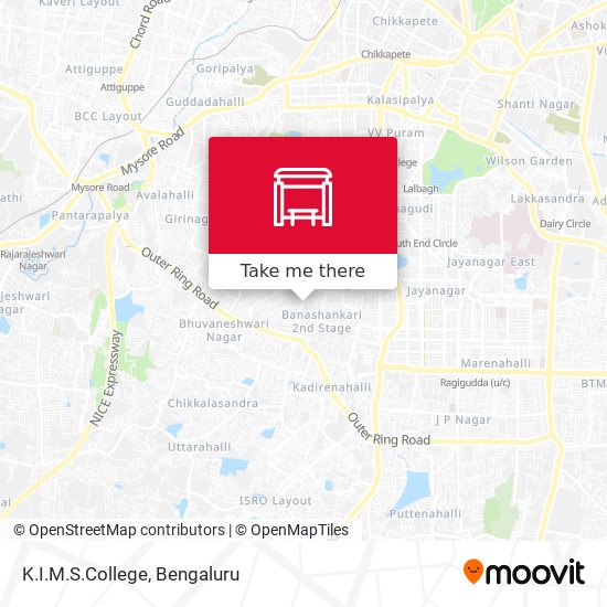 K.I.M.S.College map