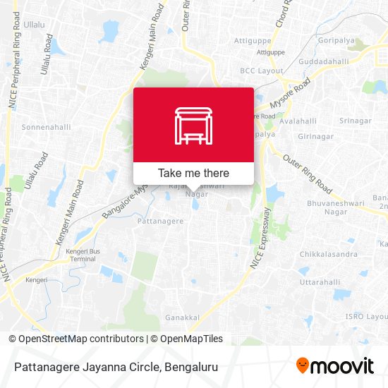 Pattanagere Jayanna Circle map