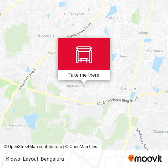 Kidwai Layout map