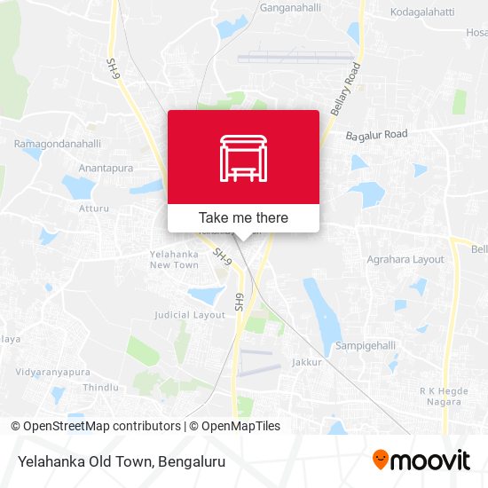 Yelahanka Old Town map