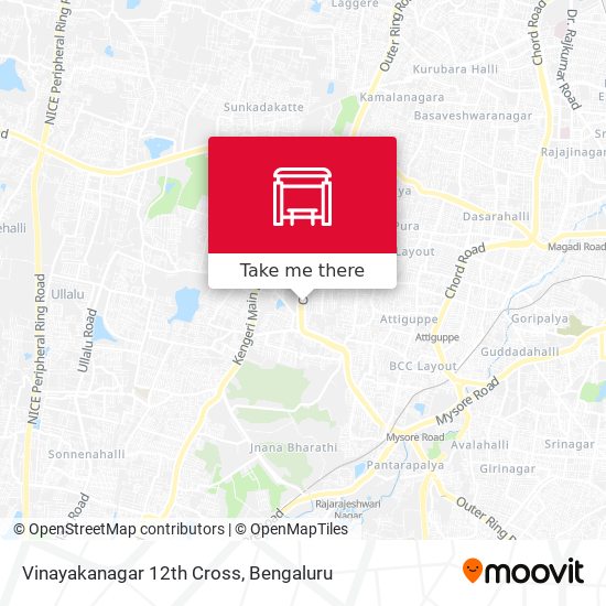 Vinayakanagar 12th Cross map