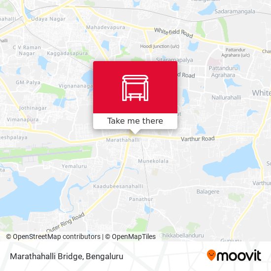 Marathahalli Bridge map