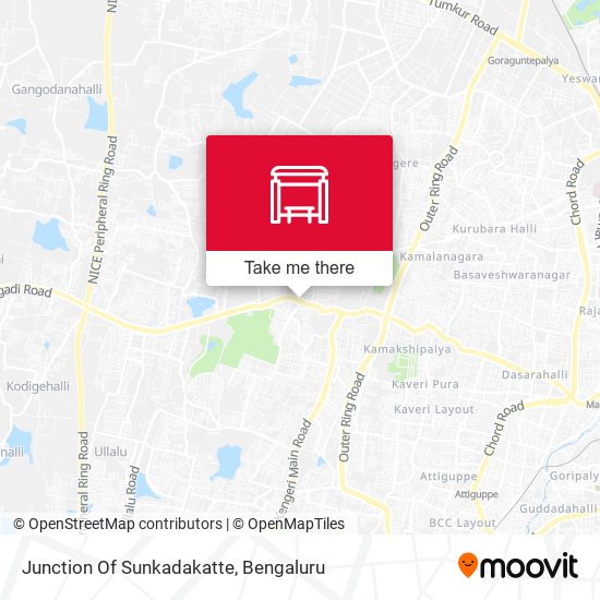 Junction Of Sunkadakatte map