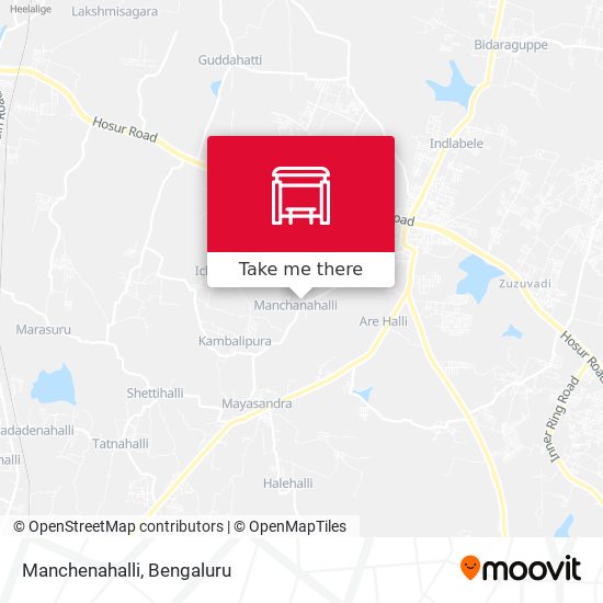 Manchenahalli map