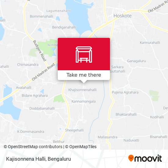 Kajisonnena Halli map