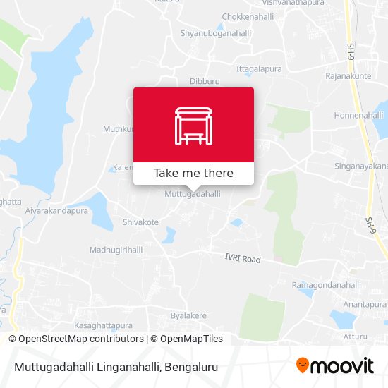 Muttugadahalli Linganahalli map