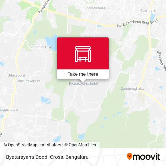 Byatarayana Doddi Cross map