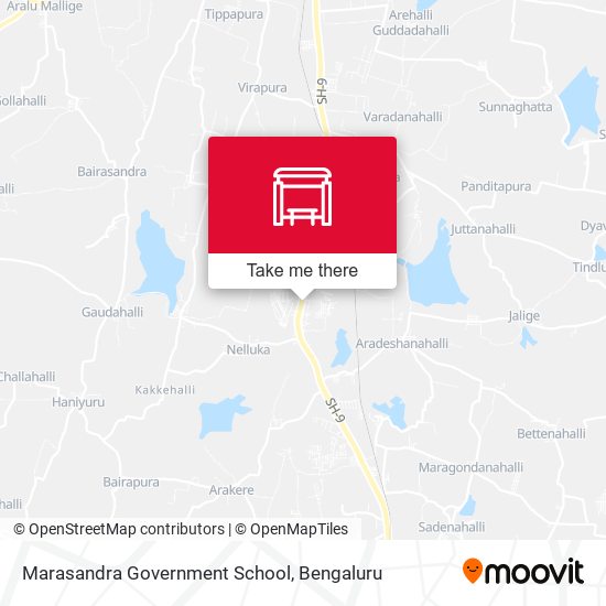 Marasandra Government School map