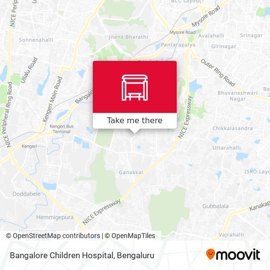 Bangalore Children Hospital map