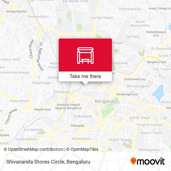 Shivananda Stores Circle map