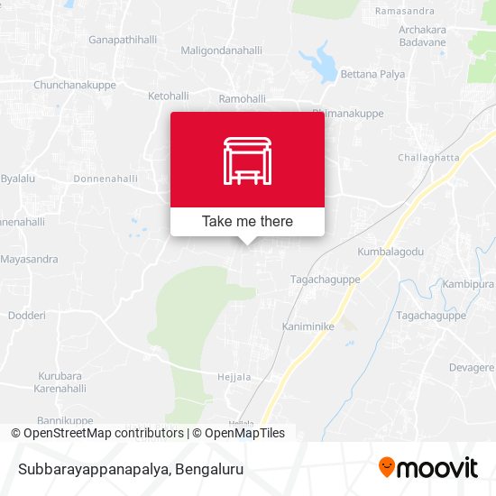 Subbarayappanapalya map