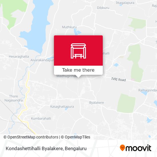 Kondashettihalli Byalakere map