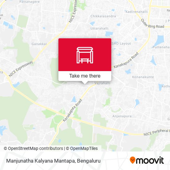 Manjunatha Kalyana Mantapa map
