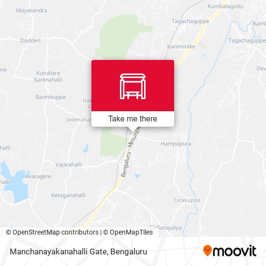Manchanayakanahalli Gate map
