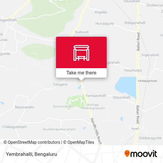 Yembrahalli map