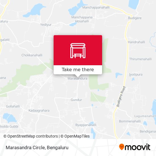 Marasandra Circle map