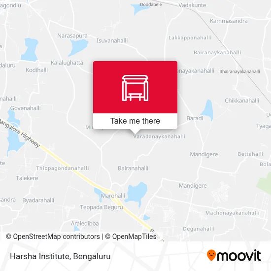 Harsha Institute map