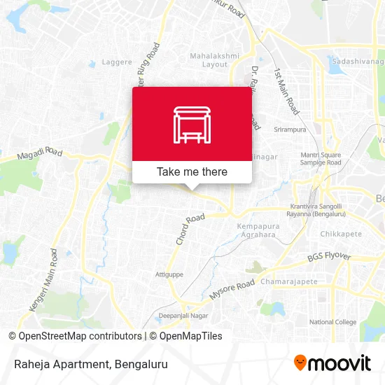 Raheja Apartment map