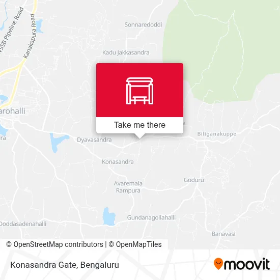 Konasandra Gate map