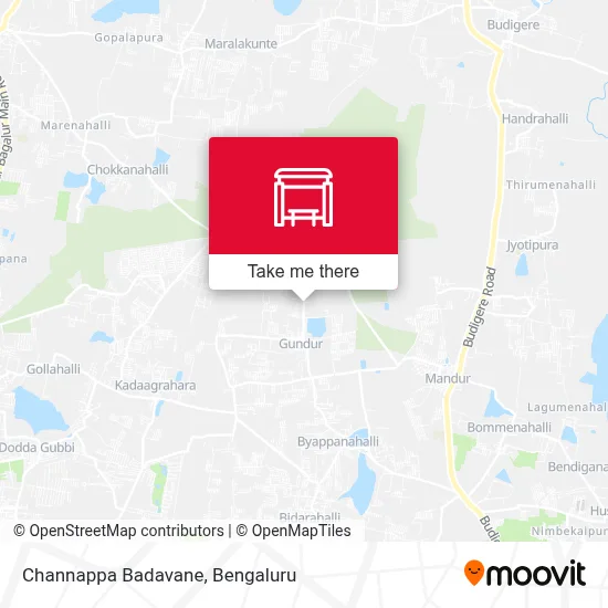 Channappa Badavane map