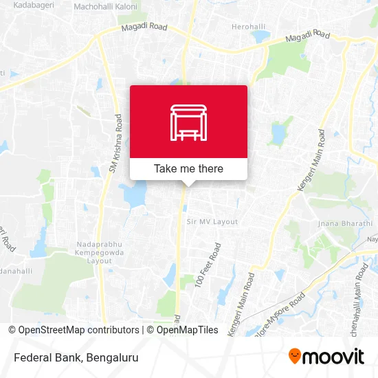 Federal Bank map