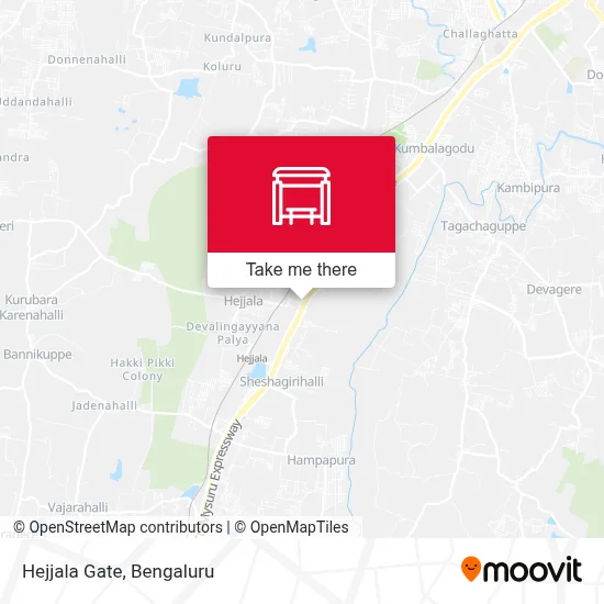 Hejjala Gate map