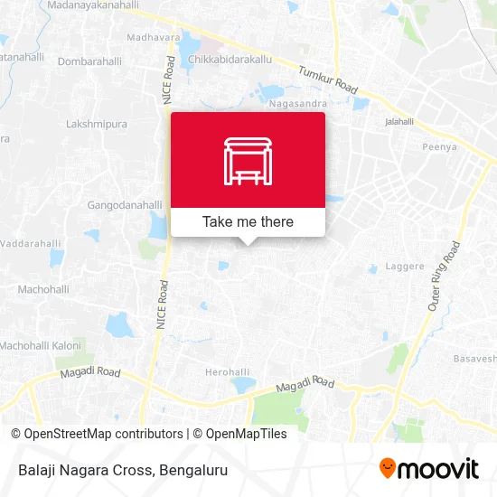 Balaji Nagara Cross map