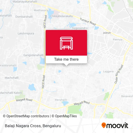 Balaji Nagara Cross map