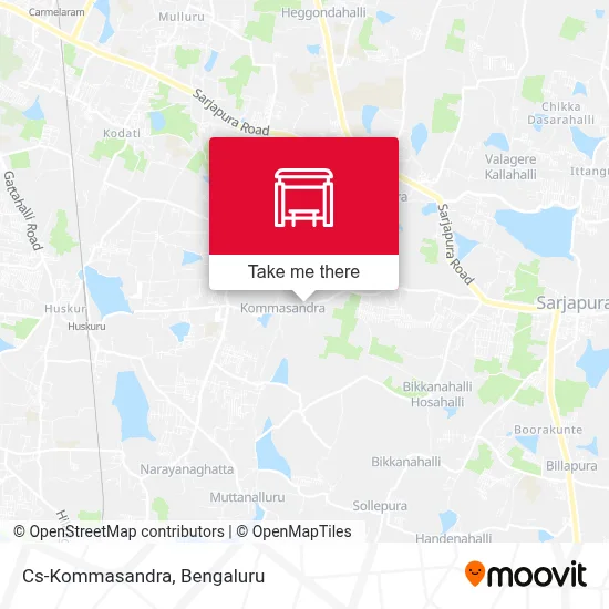 Cs-Kommasandra map