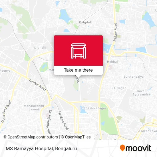 Ms Ramayya Hospital map