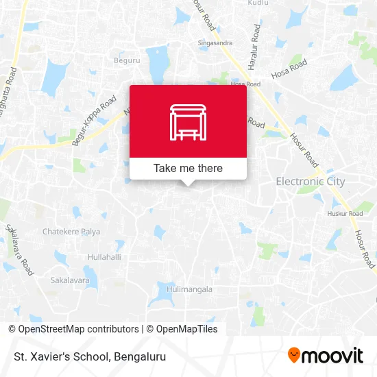 St. Xavier's School map