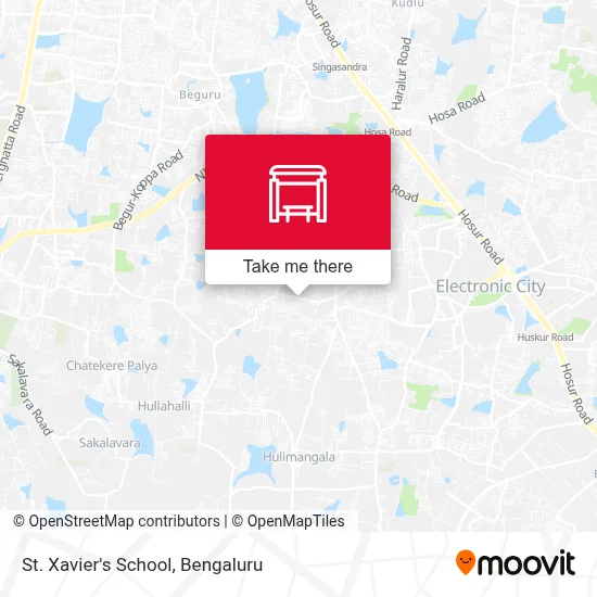 St. Xavier's School map