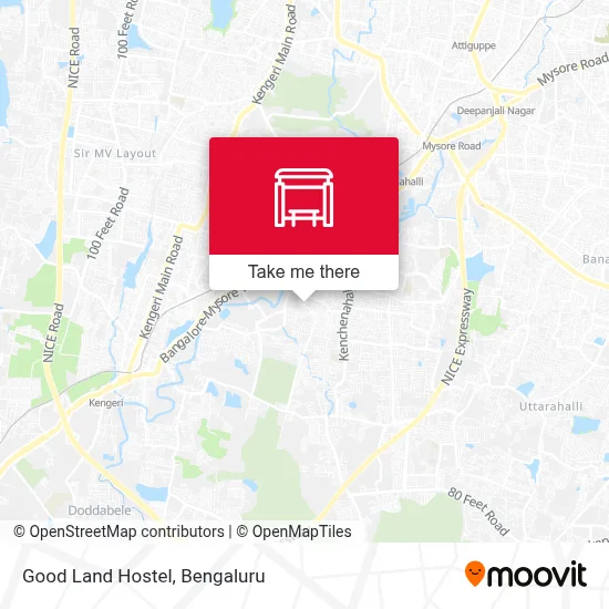 Good Land Hostel map