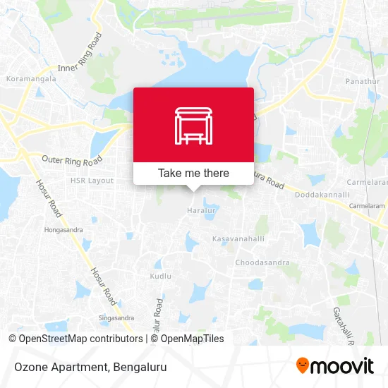 Ozone Apartment map