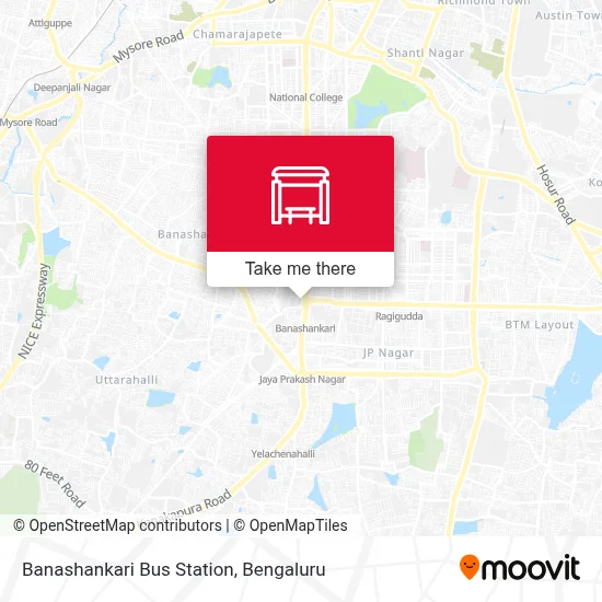 Banashankari Bus Station map