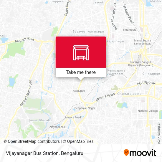 Vijayanagara Bus Station map
