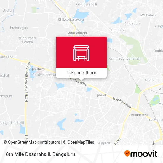8th Mile Dasarahalli map