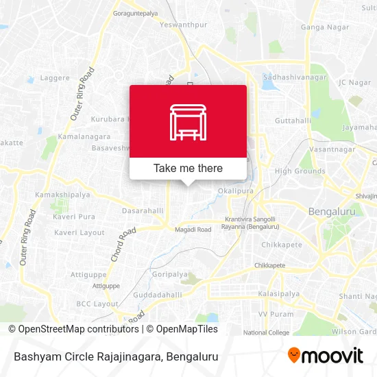 Bashyam Circle Rajajinagara map