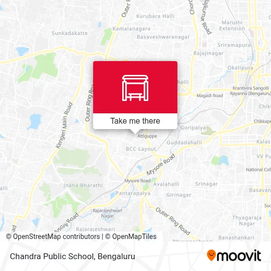 Chandra Public School map